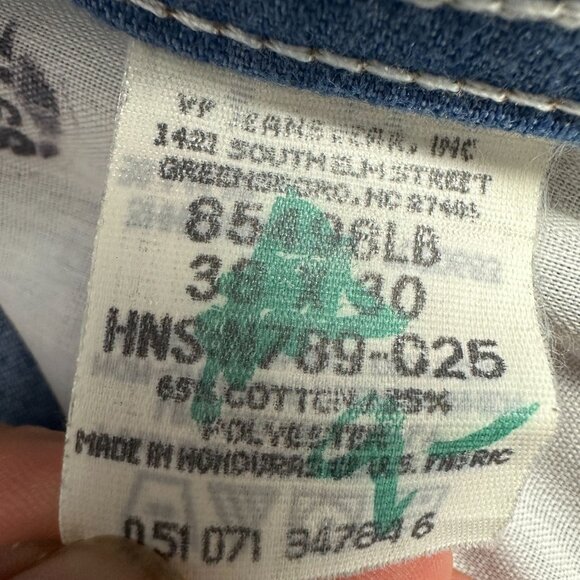 Wrangler Men's Blue Denim Jeans 38x30 Regular Fit - Picture 4 of 5